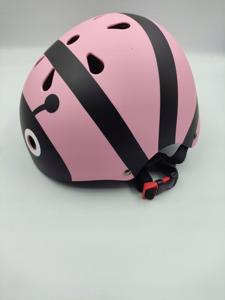 Kask dziecięcy dla dziewczynek rozmiar: 50-54 cm regulowany różowy