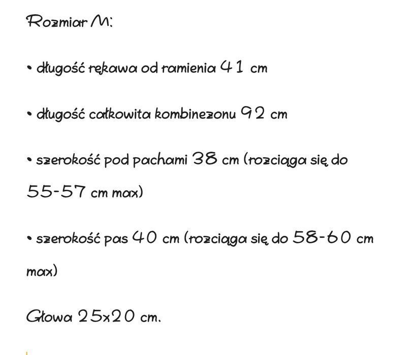Strój Bing rozmiar M