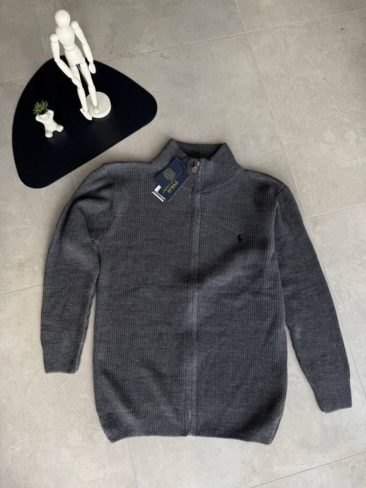 свитр кофта Вʼязана Polo Ralph Lauren  зип zip old money
