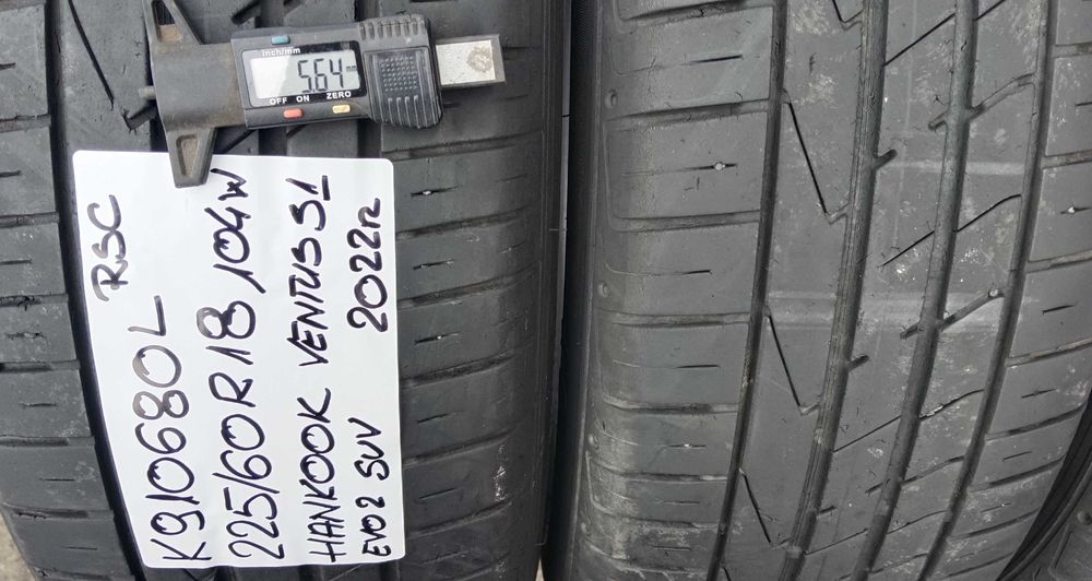 K910680L Komplet 225/60R18 104W Hankook Ventus S1 Evo SUV RSC 2022rok