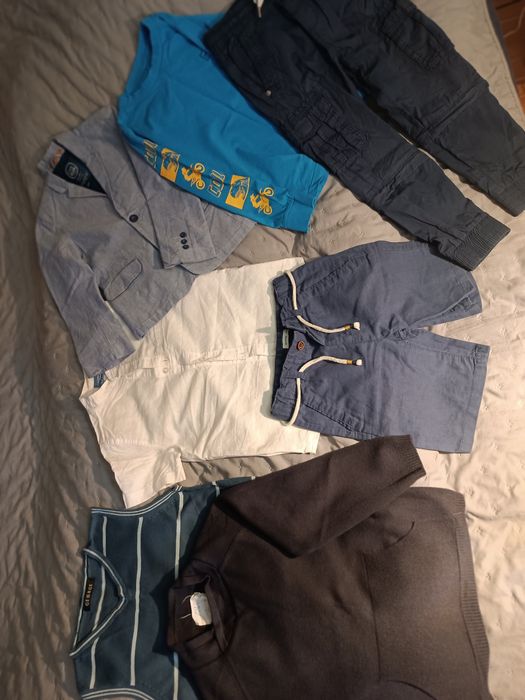 Zestaw eleganckich ubrań chłopięcych 116