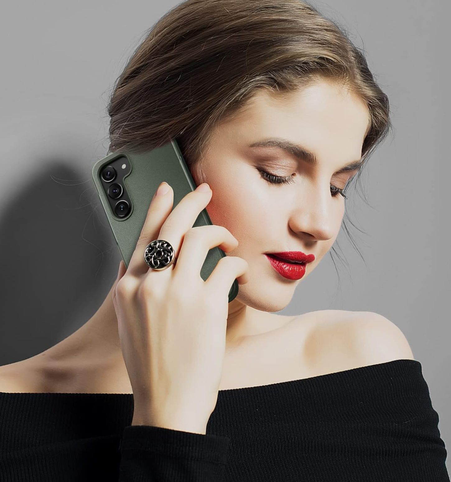 Etui Samsung Galaxy S23 Plus Zielone + 2 Szkła + 2 Szkła Na Aparat