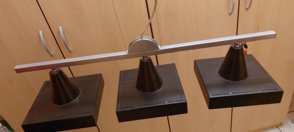Metalowa lampa sufitowa