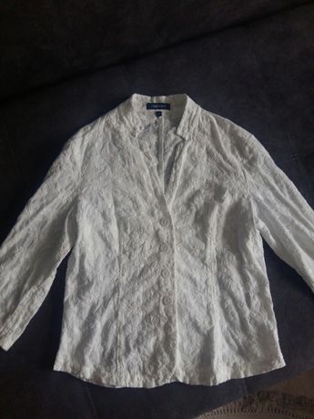 Блузка пиджак прошва натур.ткань