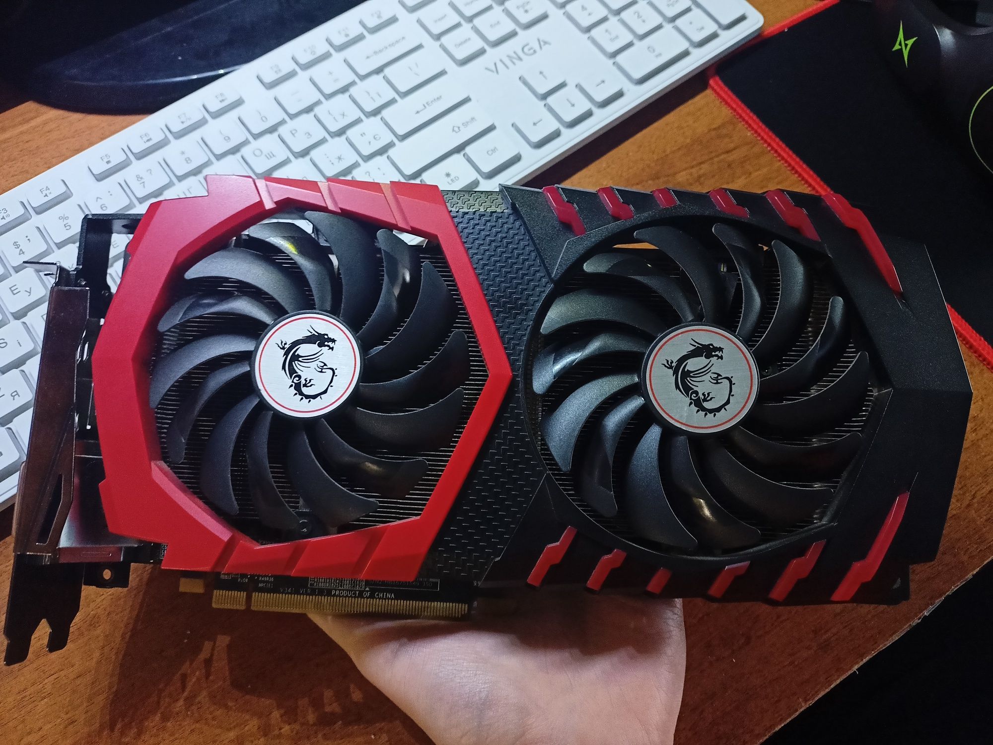 Rx580 8gb msi 1 владелец