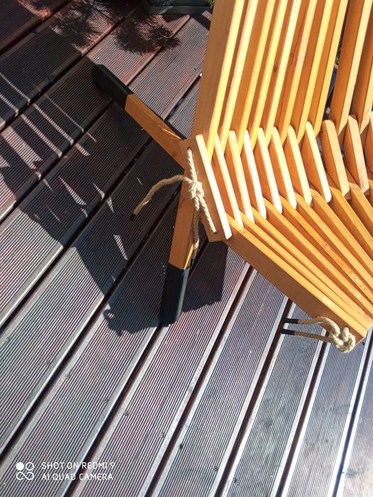 Krzesło drewniane rozkładane