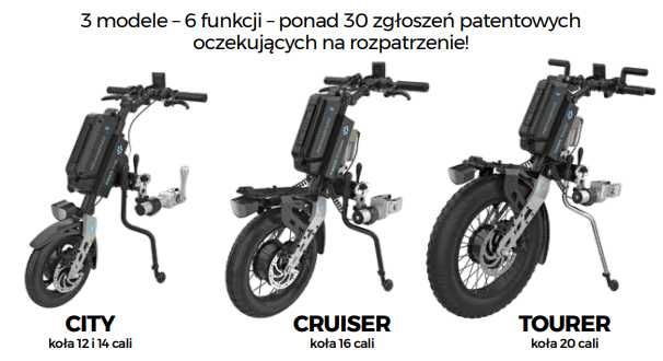 Przystawka elektryczna do wózka inwalidzkiego Rehasense Paws City