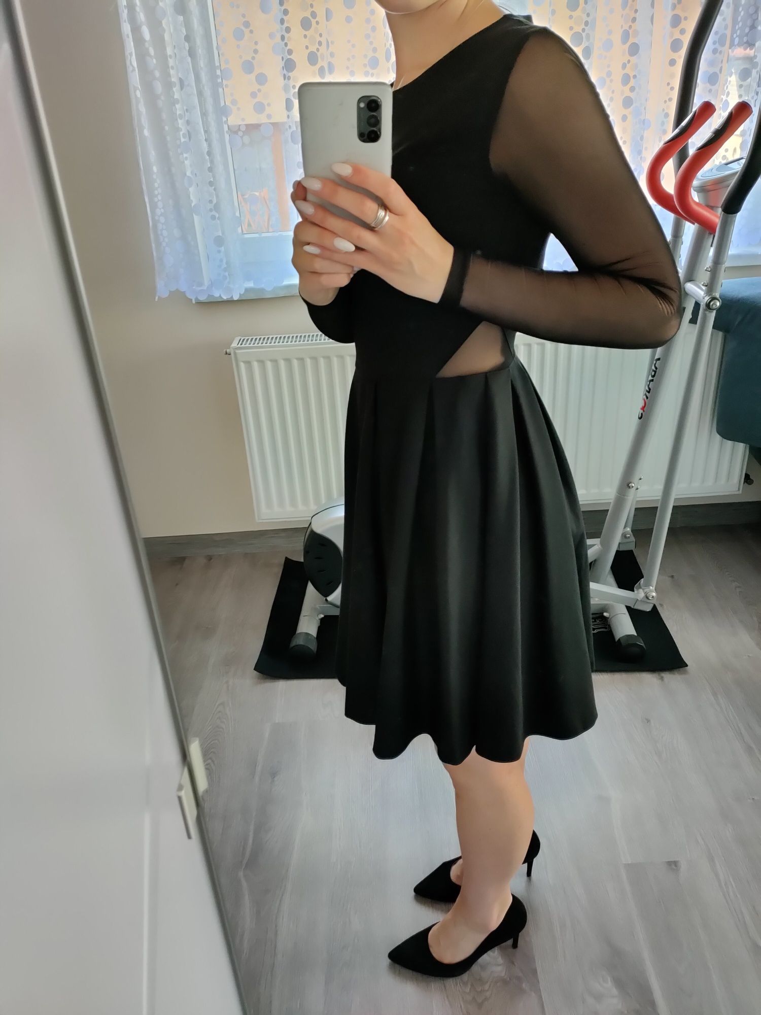 Elegancka czarna sukienka mohito 36