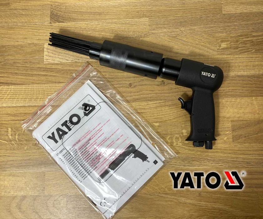 OKAZJA - Młotek IGŁOWY udarowy pneumatyczny 4500 uderzeń/min - FAKTURA