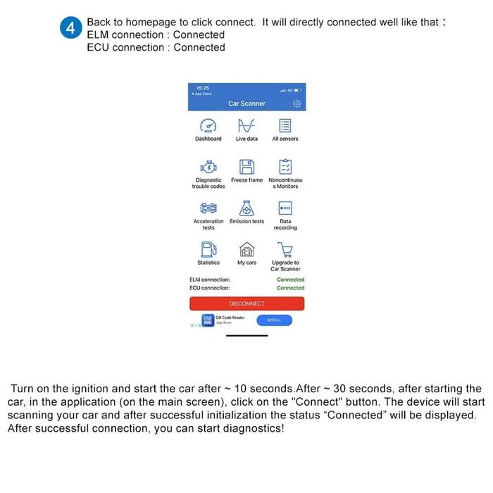 ELM327 V1.5 iCar2 OBD2 Bluetooth 5.0 автосканер Android Phone диагност