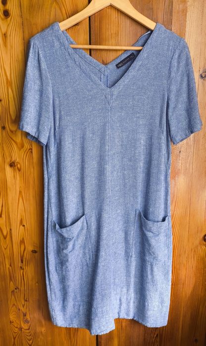 Marks Spencer Collection sukienka midi len lato M 38 L 40