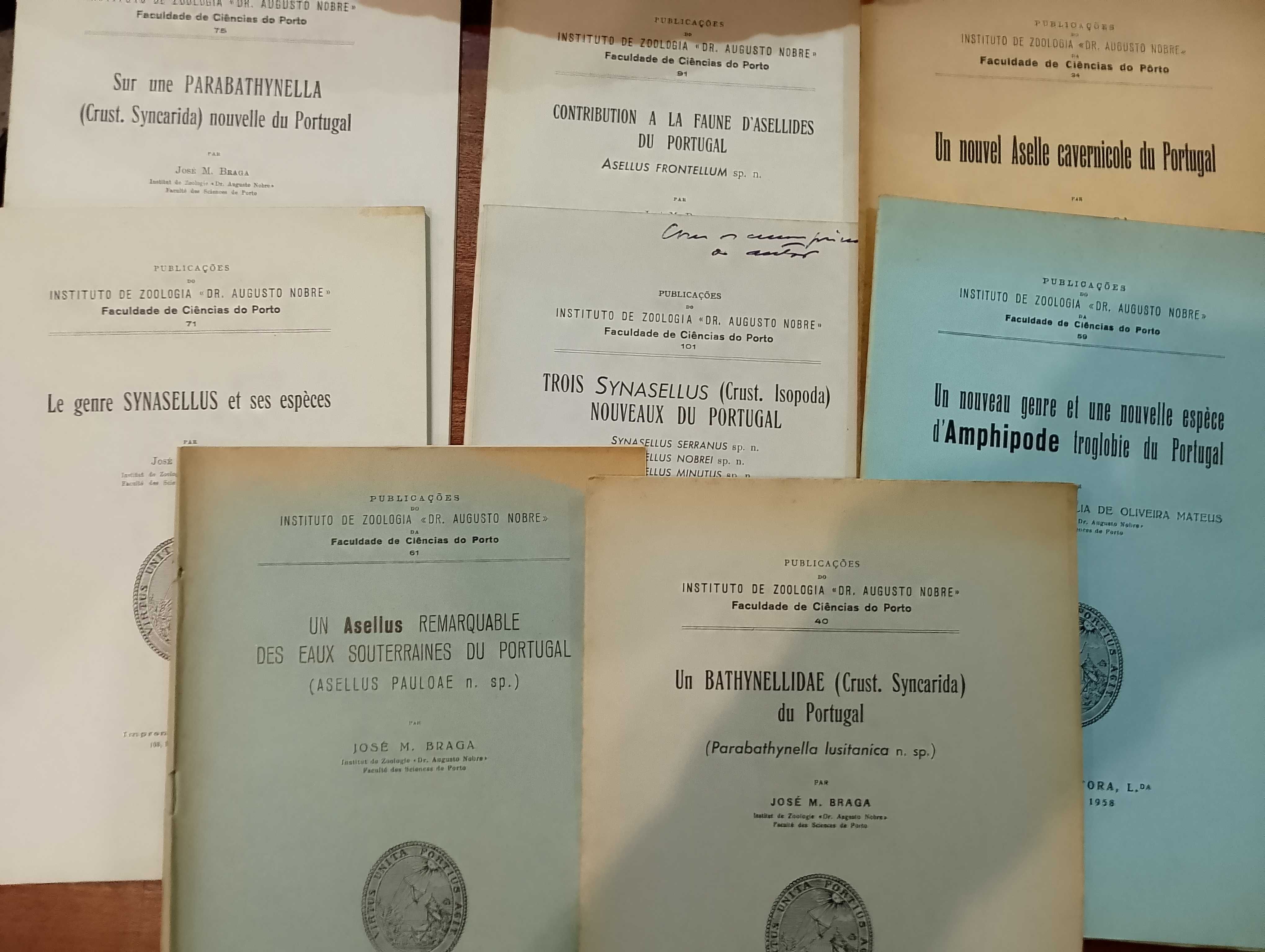 Instituto de Zoologia "Dr, Augusto Nobre" 1945/74 - 20 Unidades
