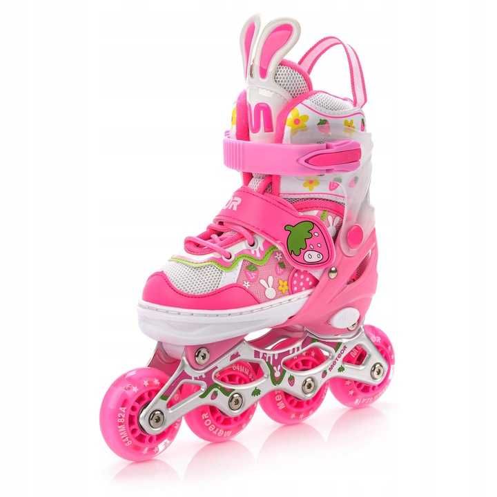 Rolki 4w1 METEOR BUNNY M (rozmiar 34-37)