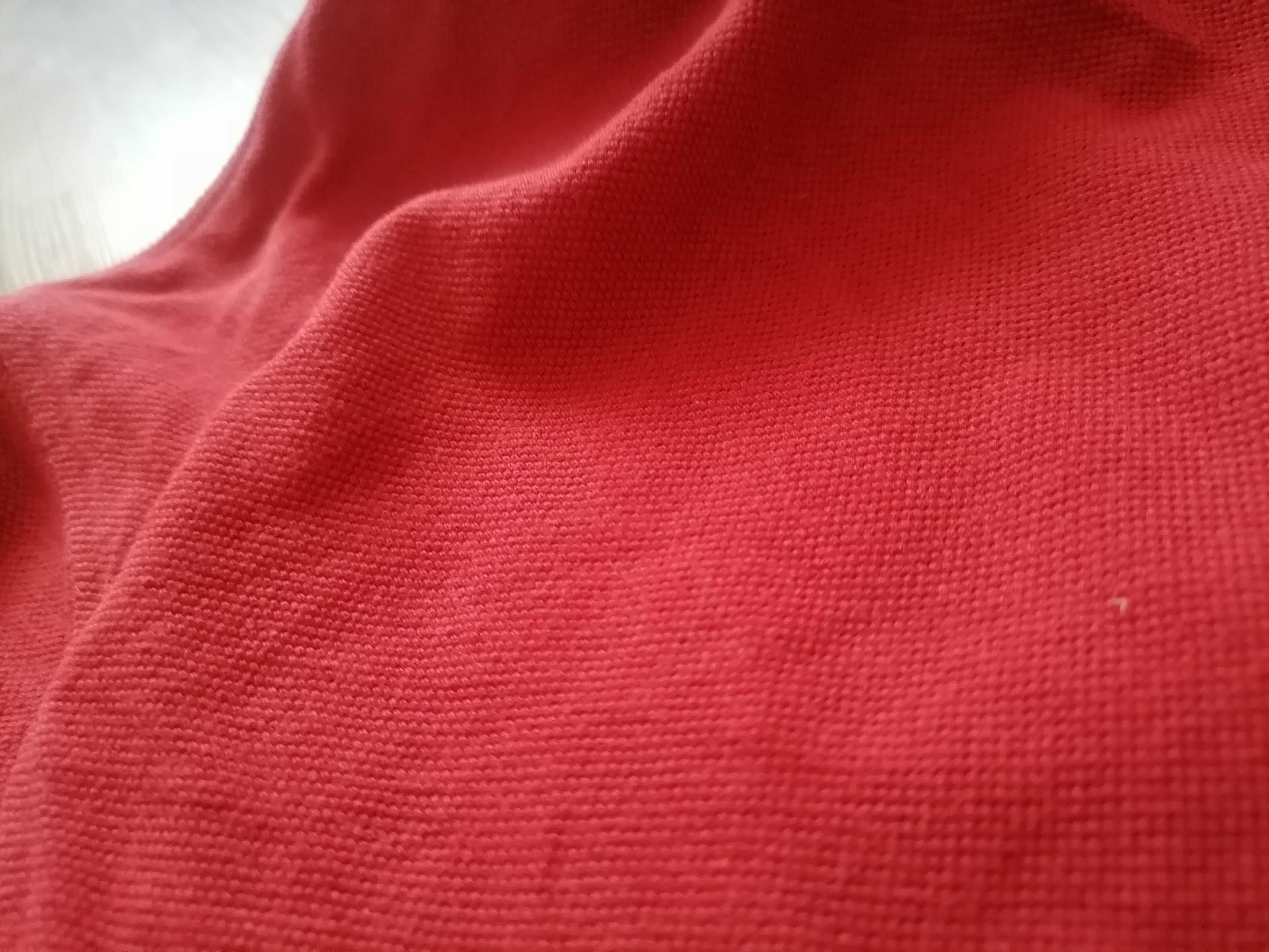Czerwona koszulka polo xxl