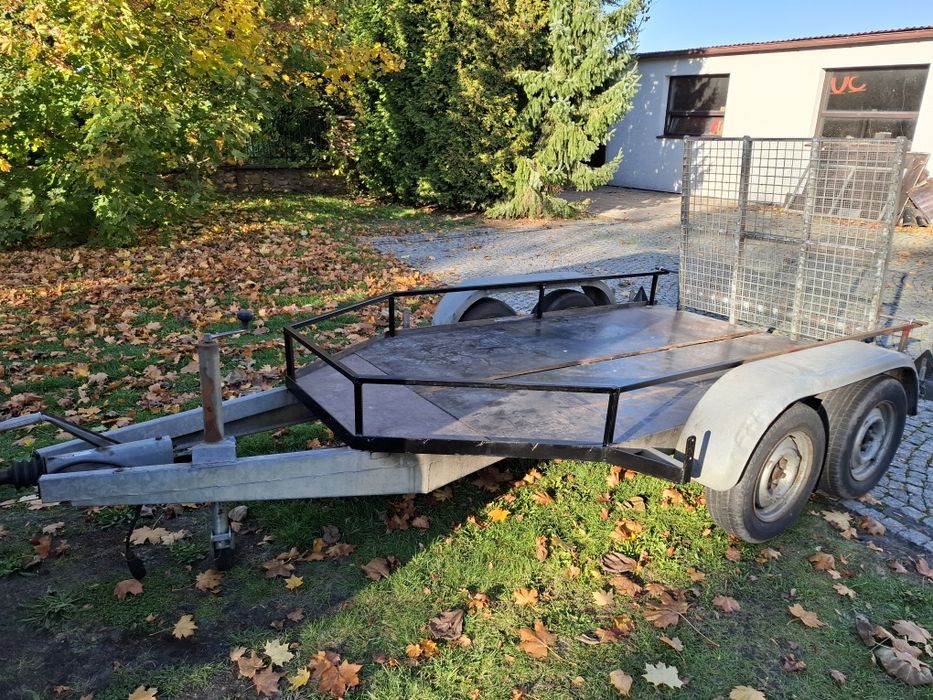 Przyczepka pod minikoparkę