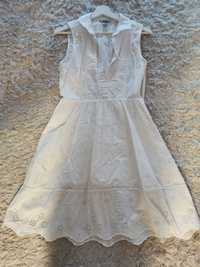 Sukienka haftowana, H&M, rozmiar 38