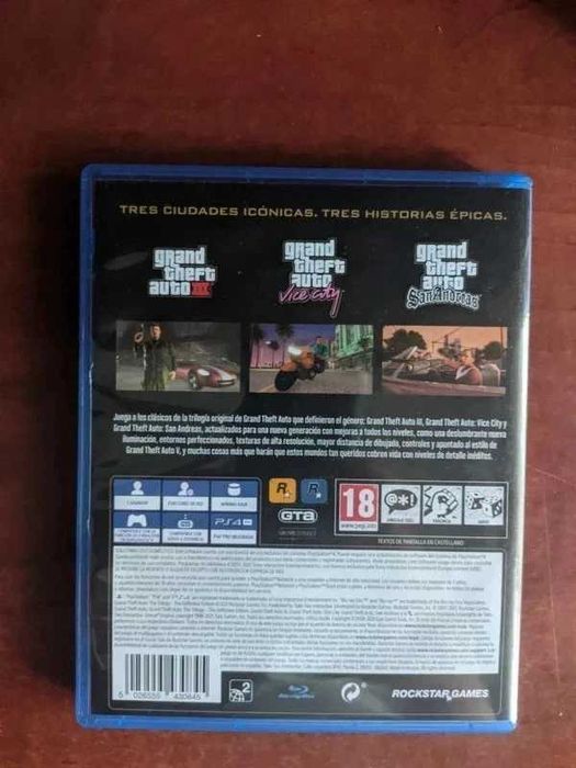 Grand Theft Auto Trilogia para PS4