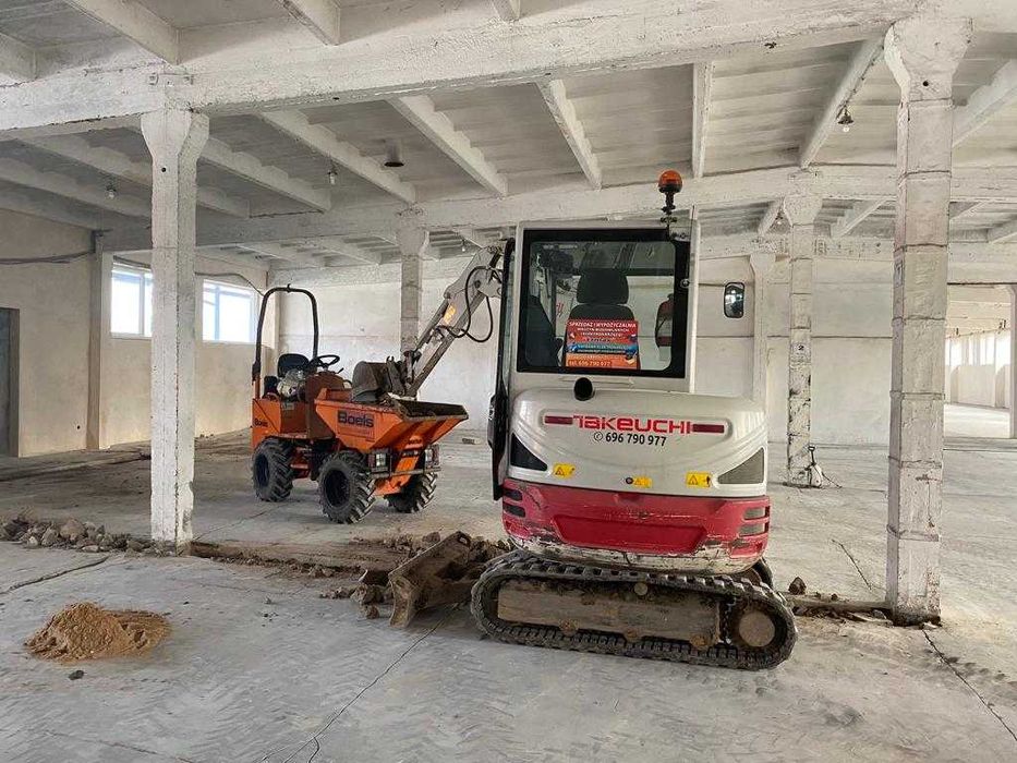 Wynajem Koparka minikoparka od 1t-16 ton wozidło wypożyczalnia