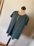 Bluzka h&m khaki oliwkowa xxxl +size 48 50 koszulka