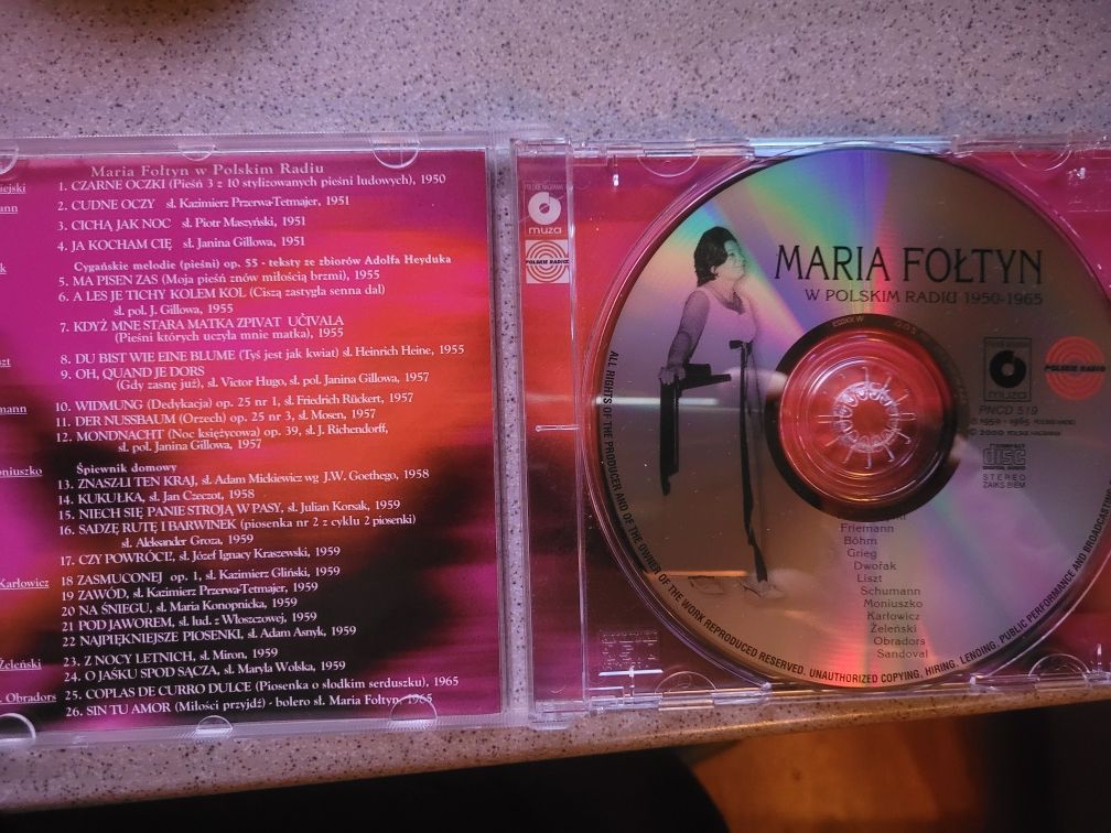 CD Maria Fołtyn w Polskim Radiu 1950/65 PN 2000