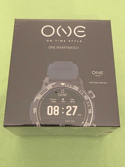 Relógio Smartwatch ONE - Modelo Desportivo Azul (novo e selado)