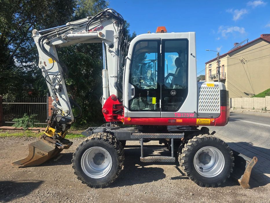 Takeuchi TB 175W Roto  Koparka kołowa 9 ton/Super stan/Bogata wersja/Engcon+Szczypce