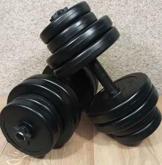 ЦІНА ВІД ВИРОБНИКА гантелі розбірні комплект 32 кг