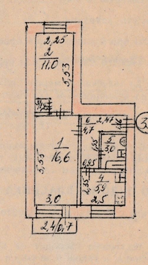 Продам 2/к квартиру 4/5 Адмиральская