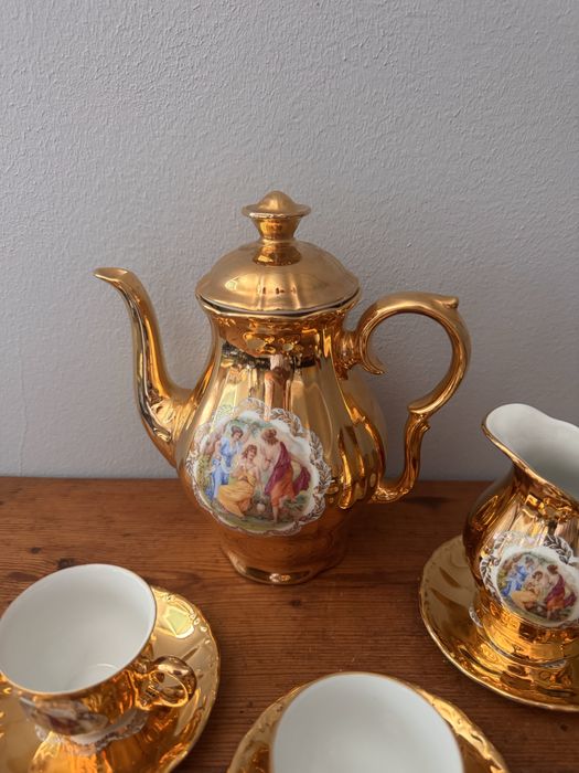 Vintage Serviço cafe Gold 1945