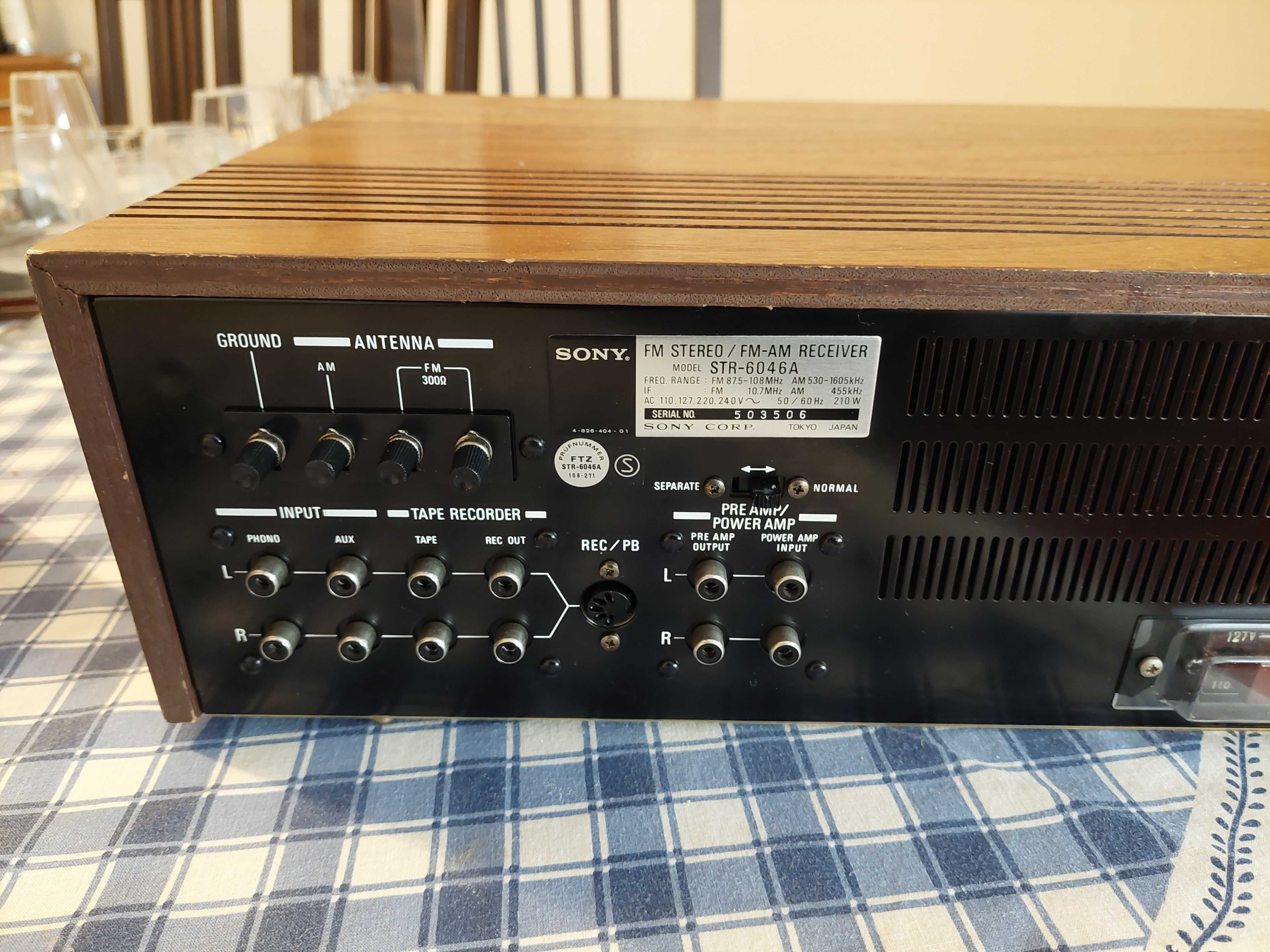 Vendo Rádio amplificador Sony STR 6046A