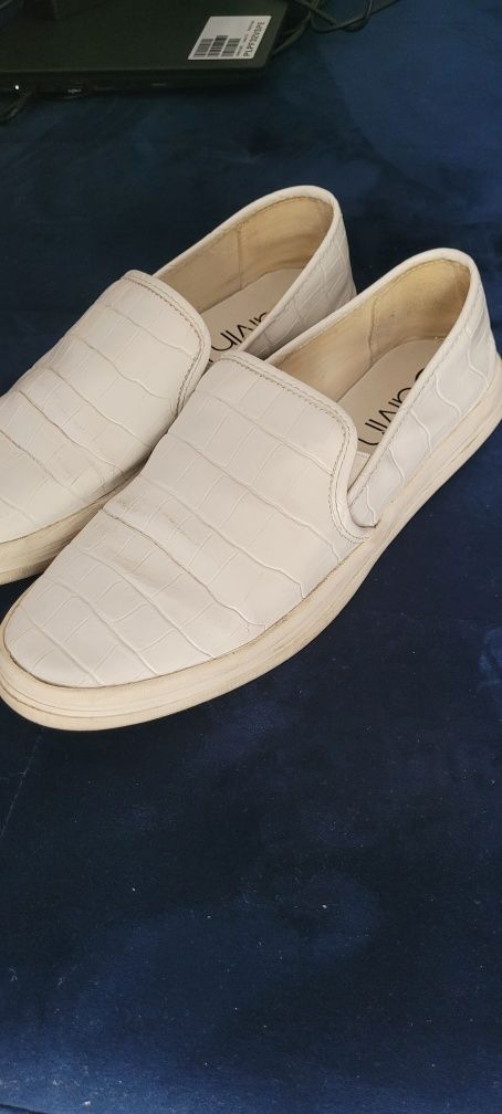 Calvin Klein 41 Białe mokasyny