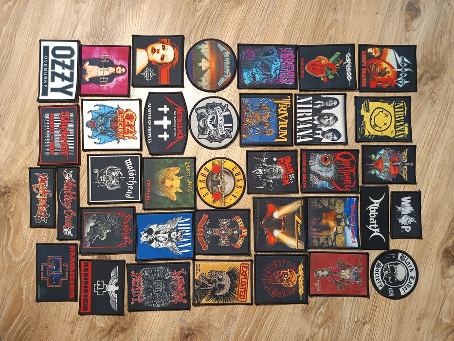 1 naszywka guns N Roses zz top godsmack Slipknot emperor Sodom