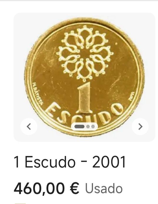 Moeda de 1 escudo da república portuguesa