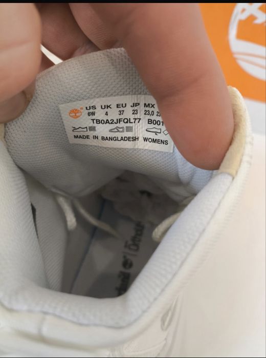 Timberland greyfield mid lace boot – blanc de blanc