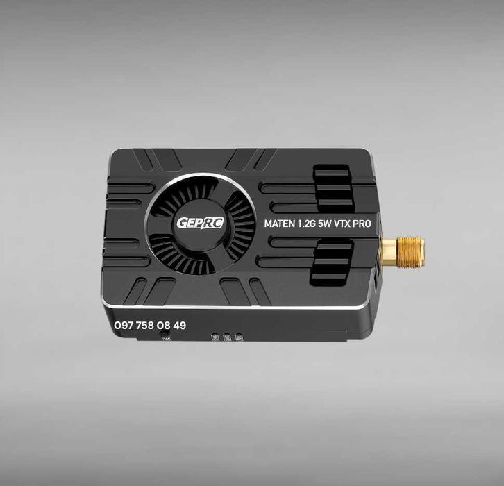 Відеопередавач Geprc Maten 1.2G 5W VTX PRO відео передавач 1.2 ггц 5вт