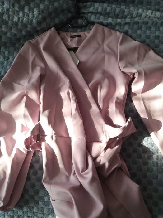 Сукня (плаття) ніжно бузкового кольору на запах