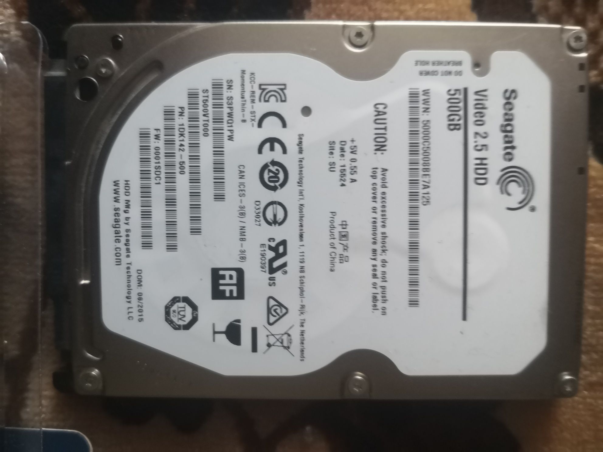 Продам жорсткі диски  WD,Segeit 2,5
