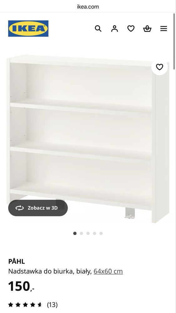 Meble zestaw Ikea do pokoju dziecięcego TROFAST biurko regał półki