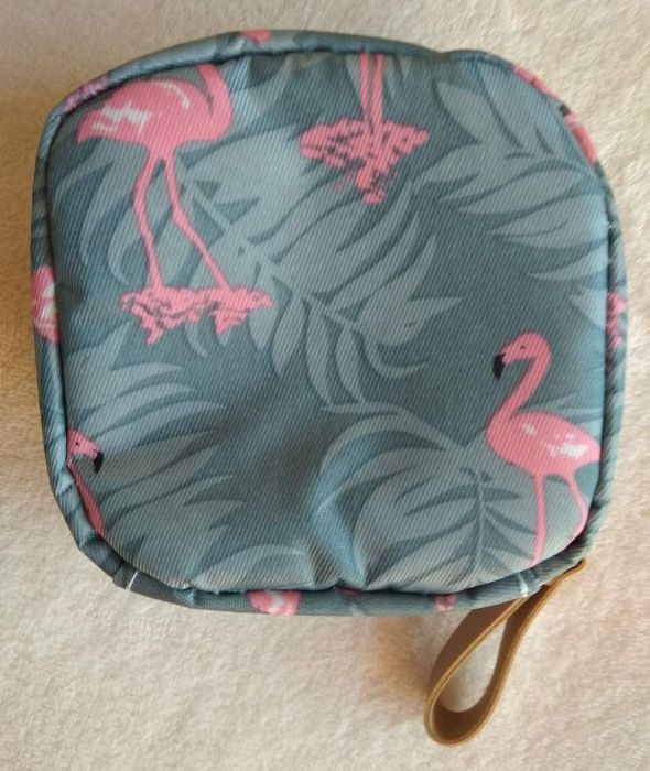 Bolsa com Flamingos - Para Batons, ou outros objectos - NOVA