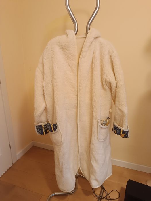 Płaszcz kąpielowy, szlafrok Merino wełna