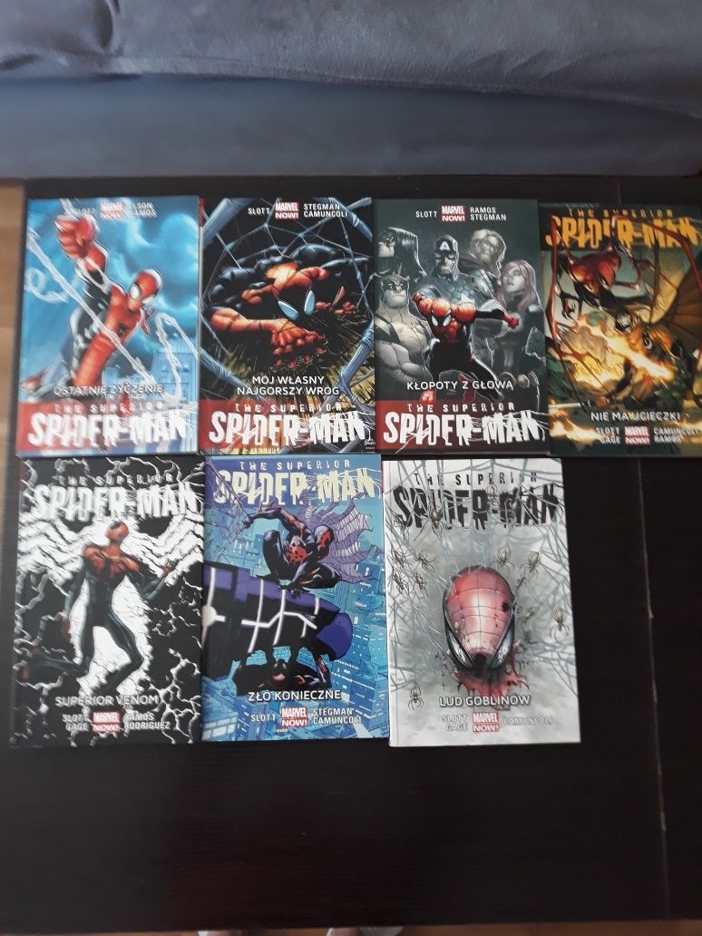 The Superior Spider-man tom 1, 2, 3, 4, 5, 6, 7 Komplet.