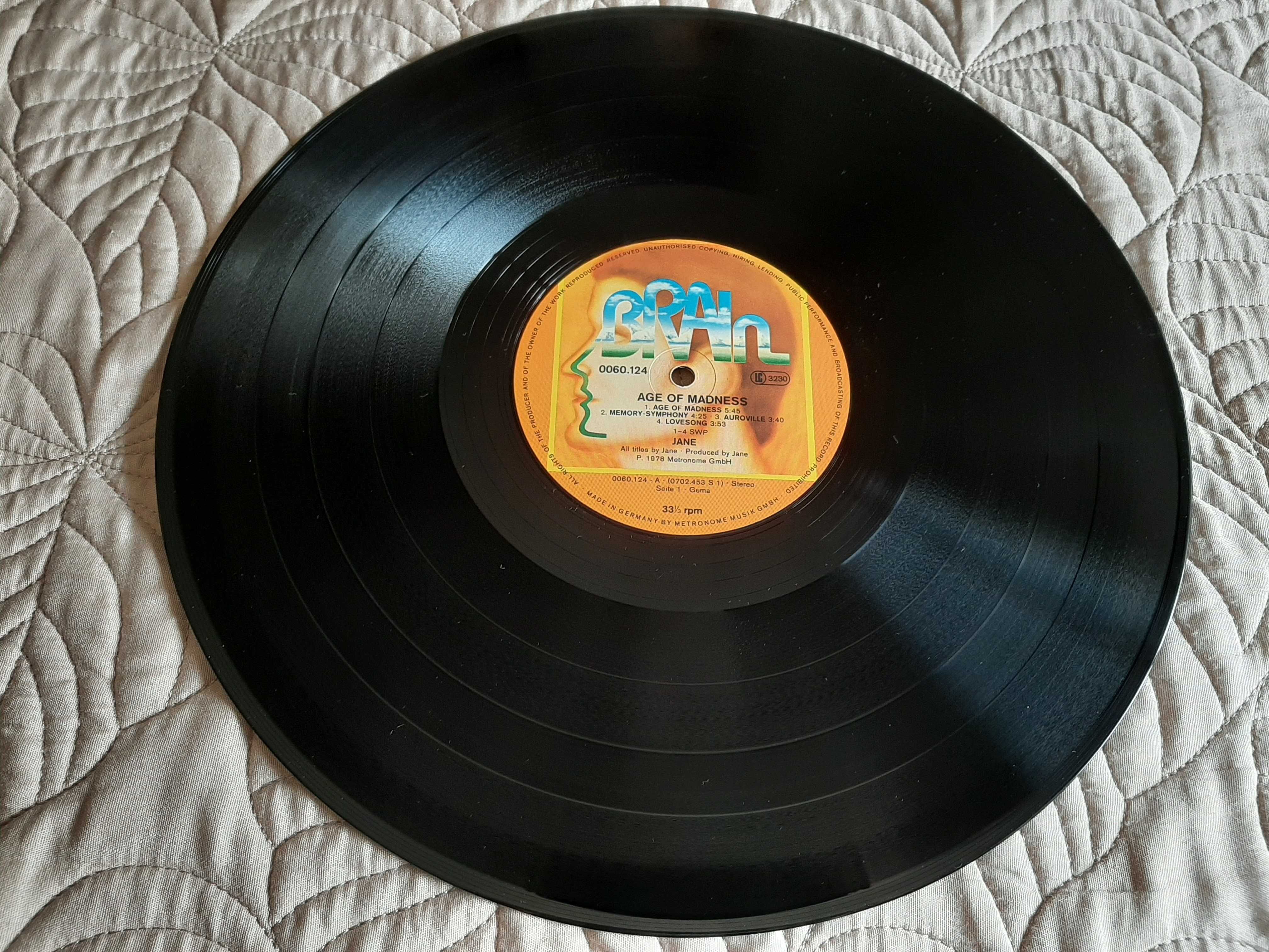 Jane - Age Of Madness - Germany - Vinil LP