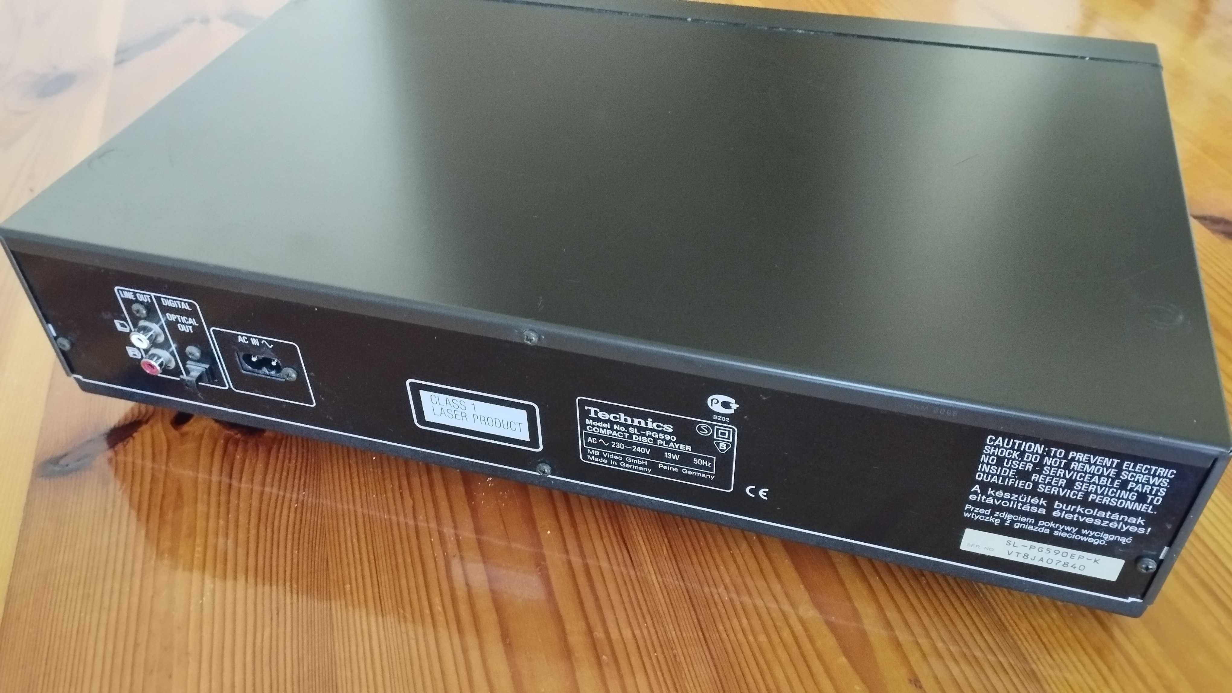 Odtwarzacz CD Technics - COMPACT DISC PLAYER SL-PG590