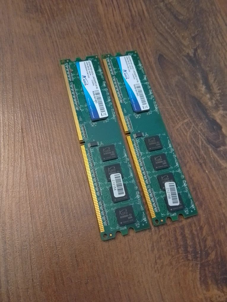 DDR2 pamięć 1Gb + 1Gb. Zestaw