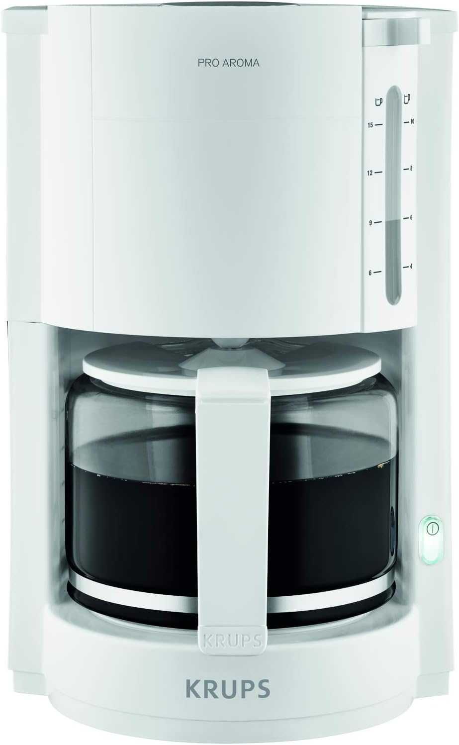 Krups F30901, Ekspres Przelewowy, Biały, 1 l, 1050 W, jak NOWY