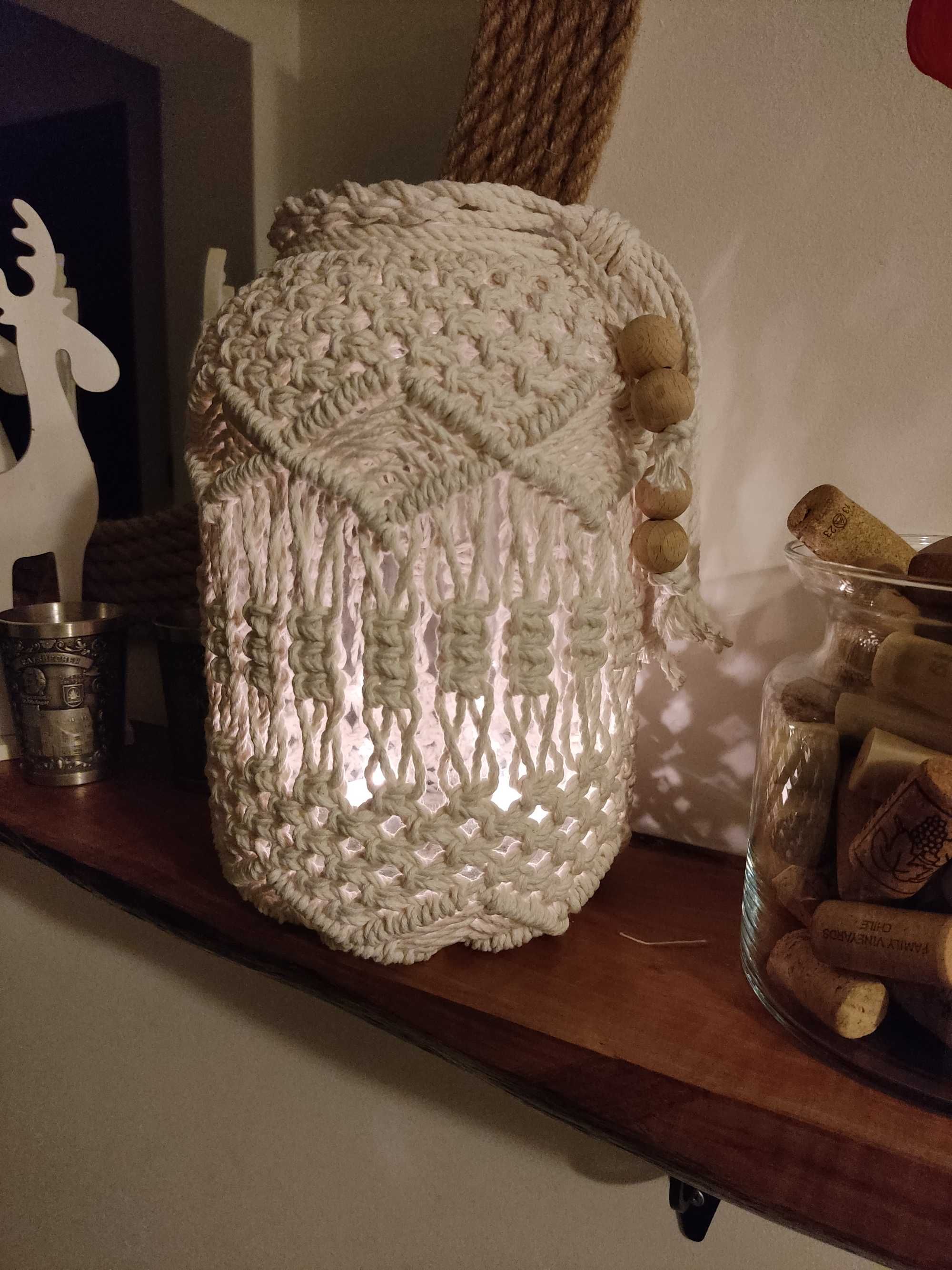 Duży lampion w stylu BOHO