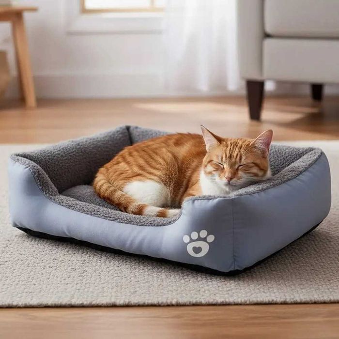 Пухнасті лежаки, Лежак для собак,Лежанка для котів,Лежак-пуф для котів