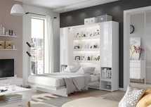 Półkotapczan łóżko chowane zamykane w szafie Bed Concept 160x200