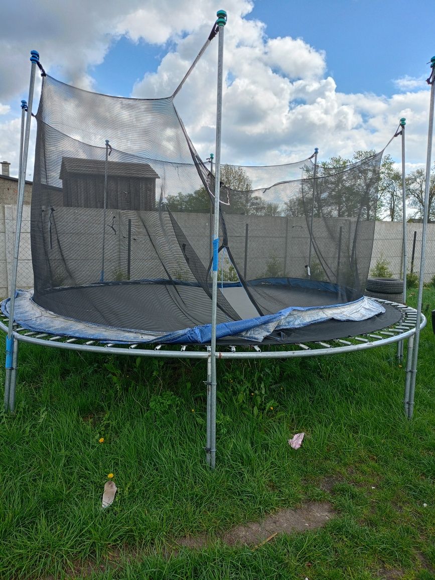 Duża trampolina ogrodowa 4.27