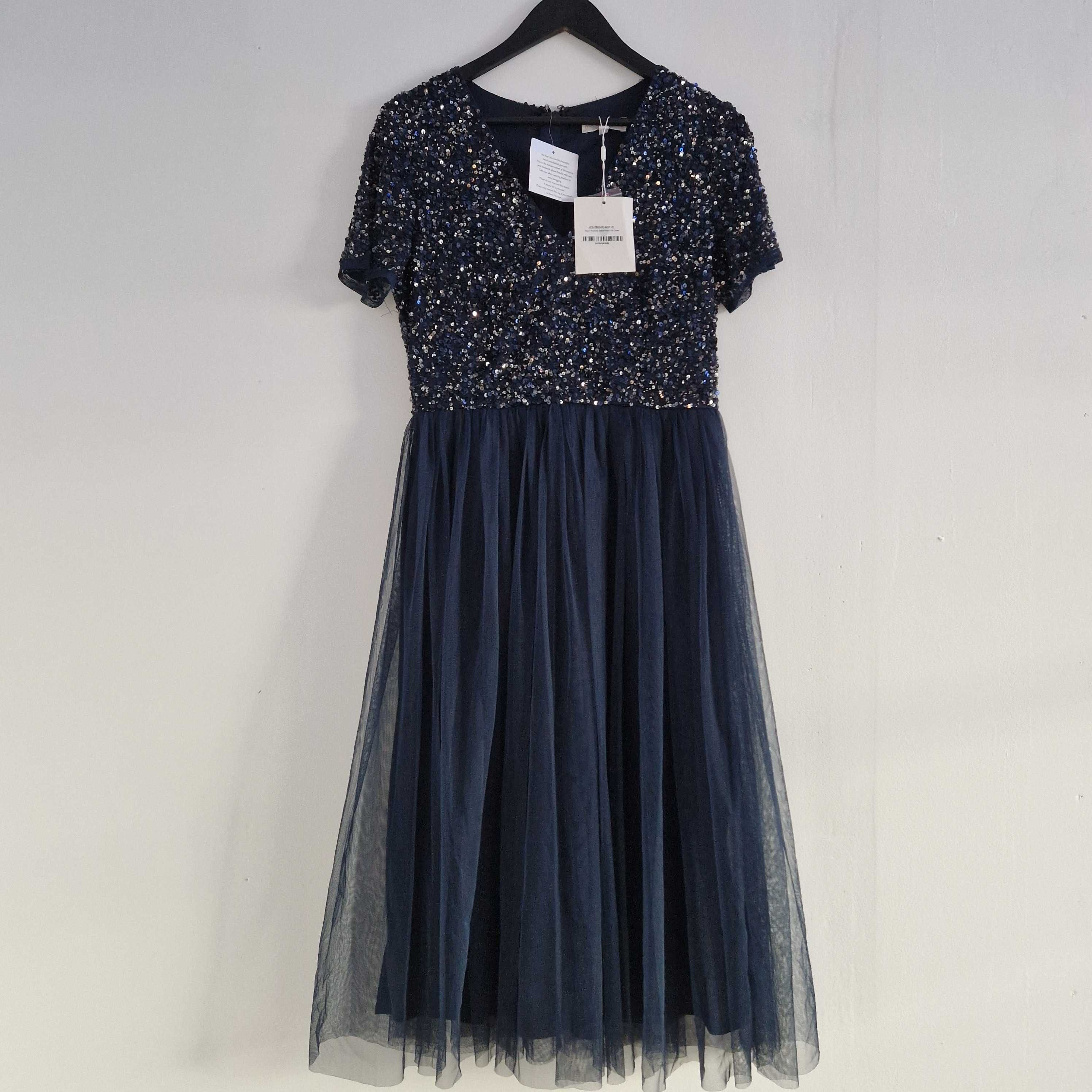 Sukienka Wieczorowa Granatowa Maya Deluxe Mini Dress.